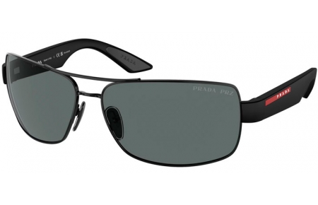 Gafas de Sol - Prada Linea Rossa - SPS 50ZS - 1AB02G  BLACK // DARK GREY POLARIZED