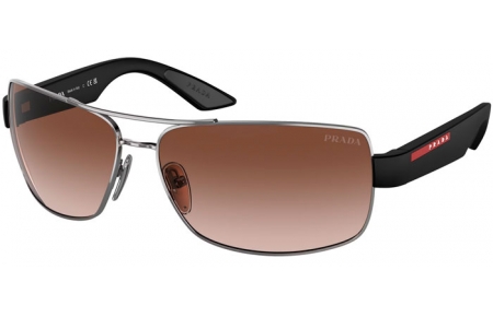 Gafas de Sol - Prada Linea Rossa - SPS 50ZS - 5AV02P  GUNMETAL // BROWN GRADIENT