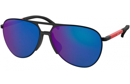 Gafas de Sol - Prada Linea Rossa - SPS 51XS - 1BO08U  MATTE BLACK // LIGHT GREEN MIRROR BLUE