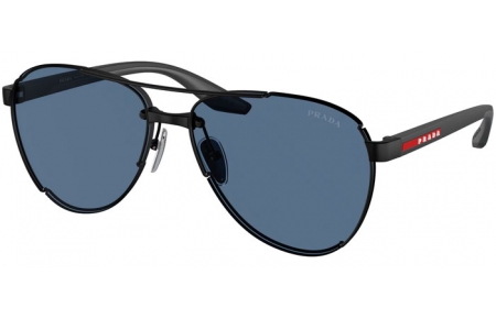 Gafas de Sol - Prada Linea Rossa - SPS 51YS - 1BO06A  MATTE BLACK // DARK BLUE