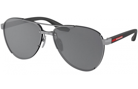 Gafas de Sol - Prada Linea Rossa - SPS 51YS - 5AV07U  MATTE BLACK // GREY MIRROR BLACK