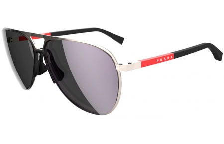 Gafas de Sol - Prada Linea Rossa - SPS 53ZS - 18X80I  MATTE CHAMPAGNE // PURPLE BROWN MIRROR SILVER