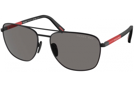 Gafas de Sol - Prada Linea Rossa - SPS 54ZS - 1BO02G  MATTE BLACK // DARK GREY POLARIZED