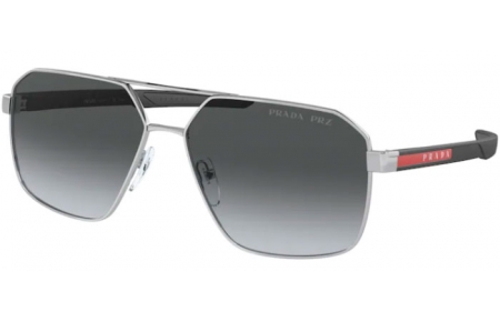 Gafas de Sol - Prada Linea Rossa - SPS 55WS - 1BC06G SILVER // GREY GRADIENT POLARIZED