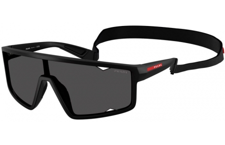 Gafas de Sol - Prada Linea Rossa - SPS A03S - 1BO5S0  MATTE BLACK // DARK GREY