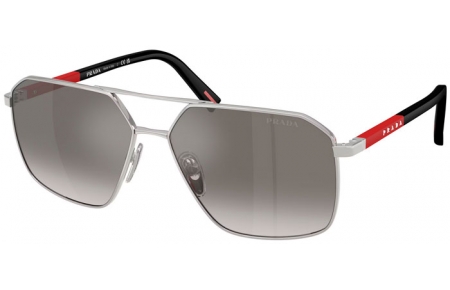 Gafas de Sol - Prada Linea Rossa - SPS A50S - 1BC02M  SILVER // GREY GRADIENT MIRROR SILVER