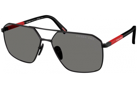 Gafas de Sol - Prada Linea Rossa - SPS A50S - 1BO02G  MATTE BLACK // DARK GREY POLARIZED