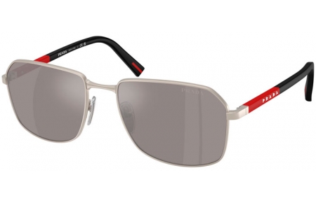 Gafas de Sol - Prada Linea Rossa - SPS A51S - 18X80I  MATTE CHAMPAGNE // MIRROR SILVER