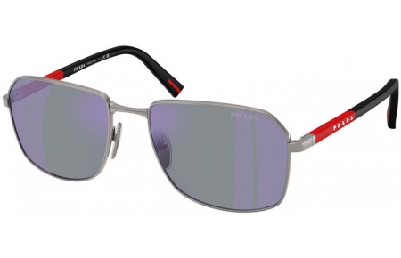 Gafas de Sol - Prada Linea Rossa - SPS A51S - 5AV10J  GUNMETAL // DARK BLUE MIRROR VIOLET