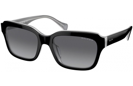 Gafas de Sol - RALPH Ralph Lauren - RA5312U - 6066T3  SHINY BLACK ON OPAL GREY // GREY GRADIENT POLARIZED