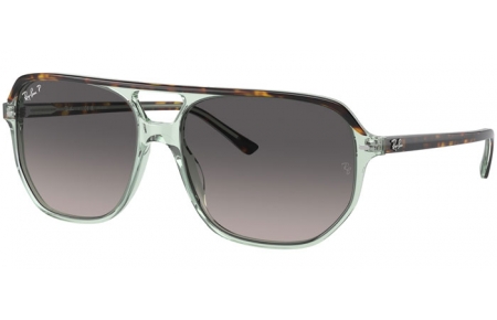 Gafas de Sol - Ray-Ban® - Ray-Ban® RB2205 BILL ONE - 1376M3  HAVANA ON TRANSPARENT GREEN // GREY GRADIENT POLARIZED