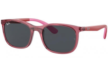 Gafas Junior - Ray-Ban® Junior Collection - RJ9076S - 712587  TRANSPARENT PINK // DARK GREY