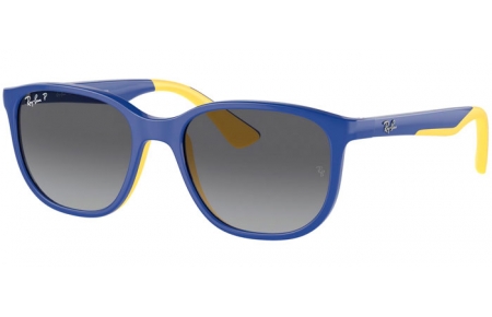 Gafas Junior - Ray-Ban® Junior Collection - RJ9078S - 7132T3  BLUE ON YELLOW // GREY GRADIENT POLARIZED