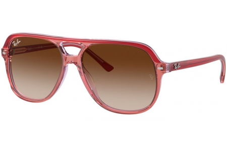 Gafas Junior - Ray-Ban® Junior Collection - RJ9096S JUNIOR BILL - 715413  TOP RED ON LIGHT PURPLE // BROWN GRADIENT