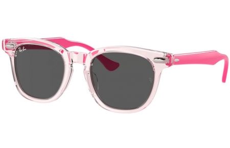 Gafas Junior - Ray-Ban® Junior Collection - RJ9098S - 716487  TRANSPARENT PINK // DARK GREY