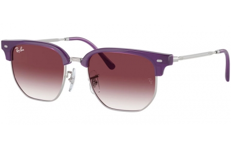 Gafas Junior - Ray-Ban® Junior Collection - RJ9116S JUNIOR NEW CLUBMASTER - 713136  OPAL VIOLET ON GUNMETAL // VIOLET GRADIENT GREY