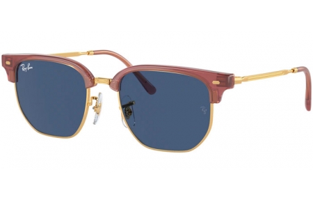 Gafas Junior - Ray-Ban® Junior Collection - RJ9116S JUNIOR NEW CLUBMASTER - 715680  OPAL PINK ON GOLD // DARK BLUE