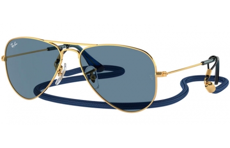 Gafas Junior - Ray-Ban® Junior Collection - RJ9506S - 223/1U  ARISTA GOLD // LIGHT BLUE MIRROR