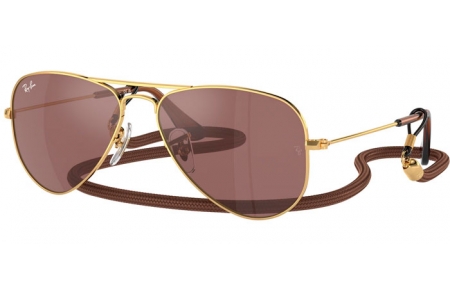 Gafas Junior - Ray-Ban® Junior Collection - RJ9506S - 223/6G ARISTA GOLD // BROWN MIRROR SILVER