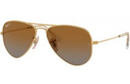 Gafas Junior - Ray-Ban® Junior Collection - RJ9506S - 223/T5 GOLD // BROWN GRADIENT POLARIZED