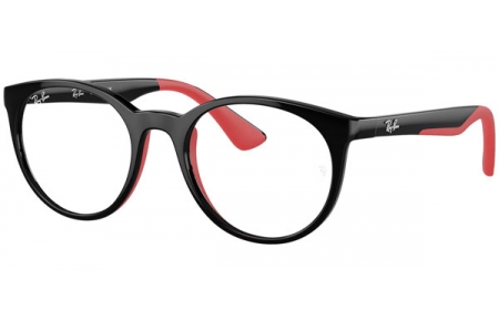 Gafas Junior - Ray-Ban® Junior Collection - RY1628 - 3928  BLACK ON RUBBER RED