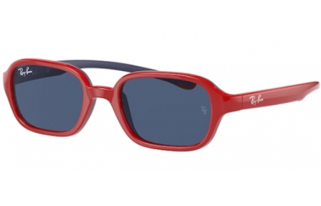 Gafas Junior - Ray-Ban® Junior Collection - RJ9074S - 709380 RED ON RUBBER BLUE // DARK BLUE