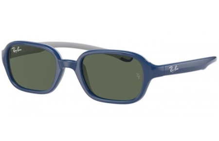 Gafas Junior - Ray-Ban® Junior Collection - RJ9074S - 709671 BLUE ON RUBBER GREY // DARK GREEN