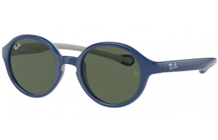 Gafas Junior - Ray-Ban® Junior Collection - RJ9075S - 709671 BLUE ON RUBBER GREY // DARK GREEN