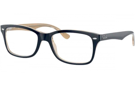 Monturas - Ray-Ban® - RX5228 - 8119 BLUE ON TRANSPARENT LIGHT BROWN