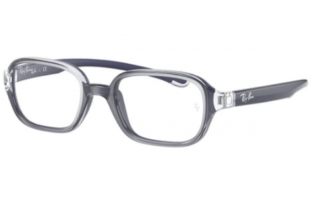 Gafas Junior - Ray-Ban® Junior Collection - RY9074V - 3881 TRANSPARENT ON RUBBER BLUE