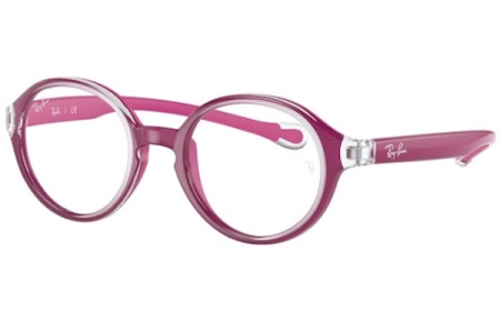 Gafas Junior - Ray-Ban® Junior Collection - RY9075V - 3878 TRANSPARENT ON RUBBER FUCHSIA