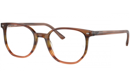 Monturas - Ray-Ban® - RX5397 ELLIOT - 8255  STRIPED STRIPED BROWN AND GREEN