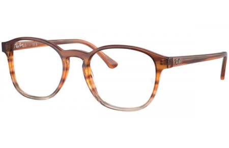 Monturas - Ray-Ban® - RX5417 - 8253  STRIPED BROWN AND YELLOW