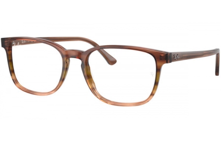 Monturas - Ray-Ban® - RX5418 - 8255  STRIPED BROWN AND GREEN