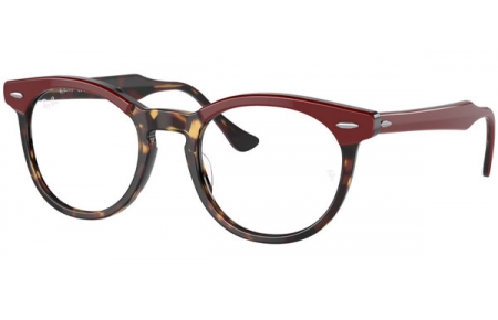 Monturas - Ray-Ban® - RX5598 EAGLEEYE - 8250  BURGUNDY RED ON YELLOW AND HAVANA