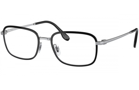 Monturas - Ray-Ban® - RX6495 - 2861  BLACK ON SILVER