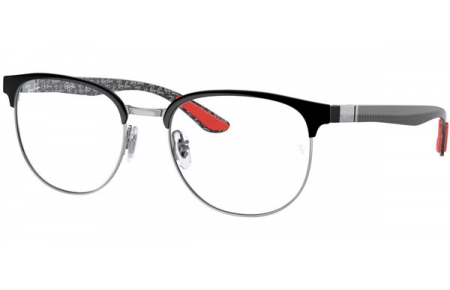 Monturas - Ray-Ban® - RX8422 - 2861  BLACK ON SILVER