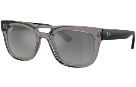 Gafas de Sol - Ray-Ban® - Ray-Ban® RB4426 PHIL - 672582  TRANSPARENT GREY // GREY MIRROR GRADIENT SILVER POLARIZED