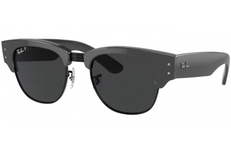 Gafas de Sol - Ray-Ban® - Ray-Ban® RB0316S MEGA CLUBMASTER - 136748  GREY ON BLACK // BLACK POLARIZED