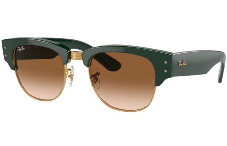 Gafas de Sol - Ray-Ban® - Ray-Ban® RB0316S MEGA CLUBMASTER - 136851  GREEN ON GOLD // BROWN GRADIENT