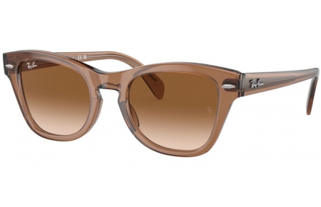 Gafas de Sol - Ray-Ban® - Ray-Ban® RB0707S - 664051 TRANSPARENT LIGHT BROWN // BROWN GRADIENT