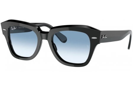 Gafas de Sol - Ray-Ban® - Ray-Ban® RB2186 STATE STREET - 901/3F BLACK // BLUE GRADIENT