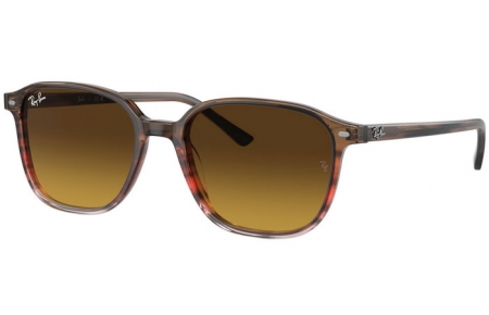 Gafas de Sol - Ray-Ban® - Ray-Ban® RB2193 LEONARD - 138085  BROWN AND RED STRIPED // BROWN GRADIENT