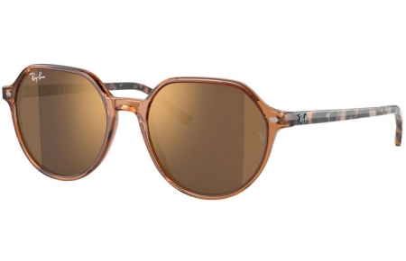 Gafas de Sol - Ray-Ban® - Ray-Ban® RB2195 THALIA - 663693 TRANSPARENT BROWN // GOLD MIRROR