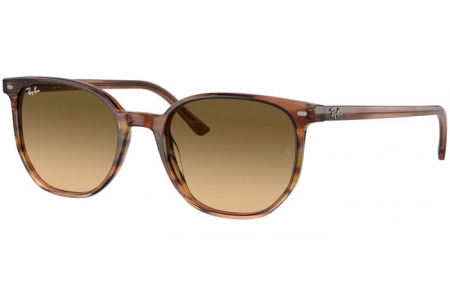 Gafas de Sol - Ray-Ban® - Ray-Ban® RB2197 ELLIOT - 13920A  STRIPED BROWN GREEN // BLACK GRADIENT BROWN