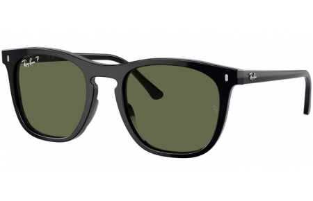 Gafas de Sol - Ray-Ban® - Ray-Ban® RB2210 - 901/58 BLACK // DARK GREEN POLARIZED