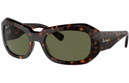 Gafas de Sol - Ray-Ban® - Ray-Ban® RB2212 BEATE - 902/58 HAVANA // DARK GREEN POLARIZED