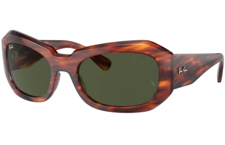 Gafas de Sol - Ray-Ban® - Ray-Ban® RB2212 BEATE - 954/31 STRIPED HAVANA // GREEN