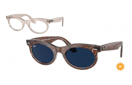 Gafas de Sol - Ray-Ban® - Ray-Ban® RB2242 WAYFARER OVAL - 1383GG  PHOTOCHROMATIC WAVES GREY // TRANSITIONS PHOTOCHROMATIC8 SAPPHIRE