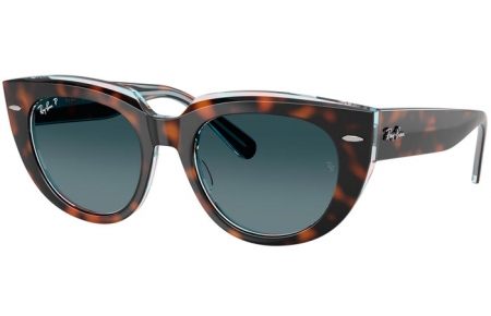 Gafas de Sol - Ray-Ban® - Ray-Ban® RB2286 DOREEN - 1413S3  DARK HAVANA ON TRANSPARENT MULTICOLOR // BLUE GRADIENT POLARIZED